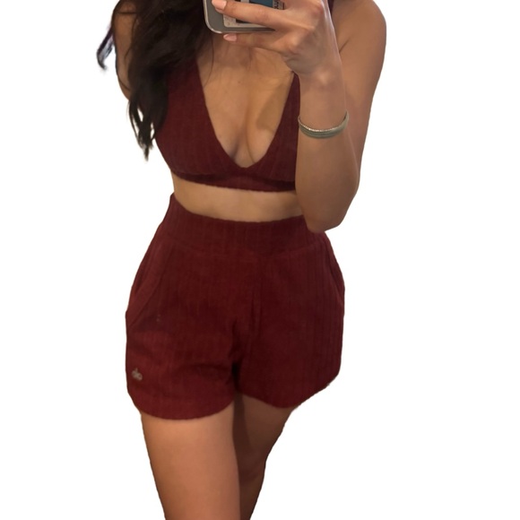 ALO top & shorts SET - Picture 1 of 5